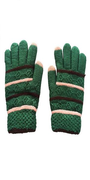 Embroidered Winter Women Gloves